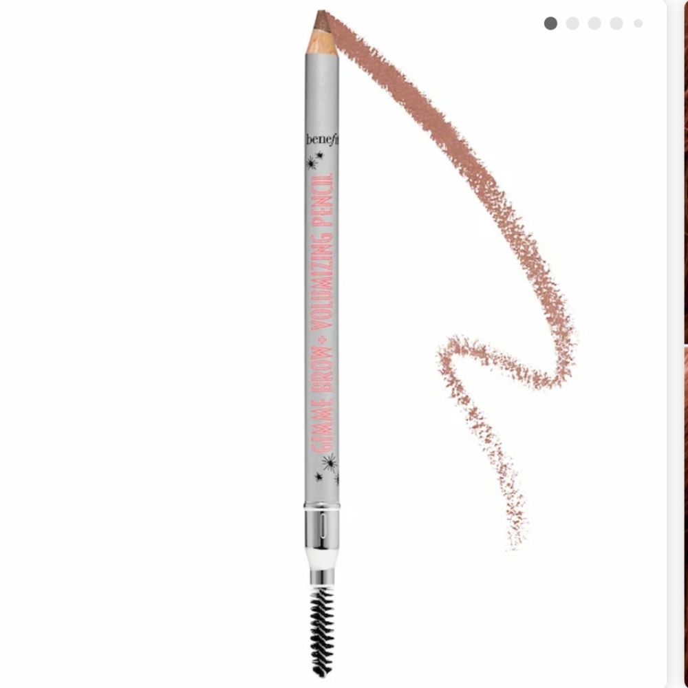 NIB Benefit Gimmie Brow Volumizing Pencil in Shade #3 Warm Light Brown